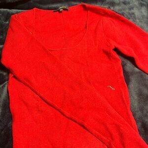 Lulus size small red berry sweater